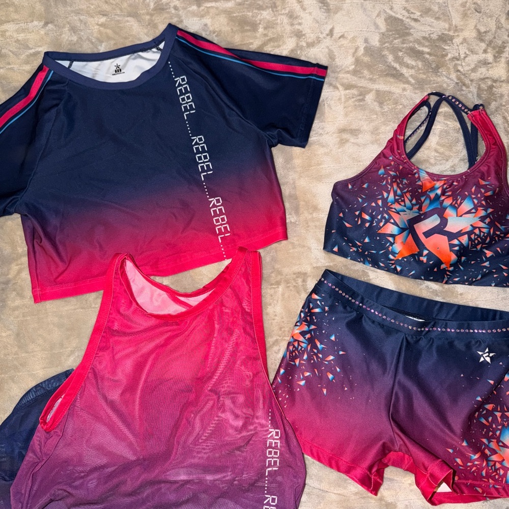 Rebels Pink and Purple Ombre Activewear